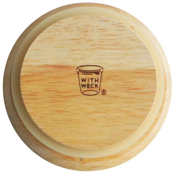ウェック WECK用 木蓋 フラットトップ Mサイズ 径8.7cm