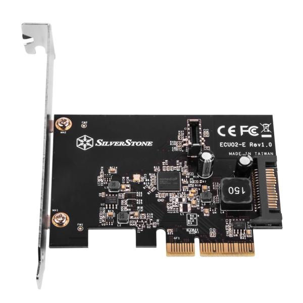 Silver Stone Silverstone(シルバーストーン) USB3.2 USB 増設 内側20ピン Key-Aコネクタ付き PCI Exp