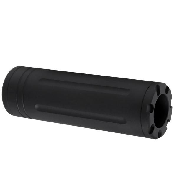 SLONG AIRSOFT ワイドホール ショートサプレッサー フルート for 14mmCCW BK