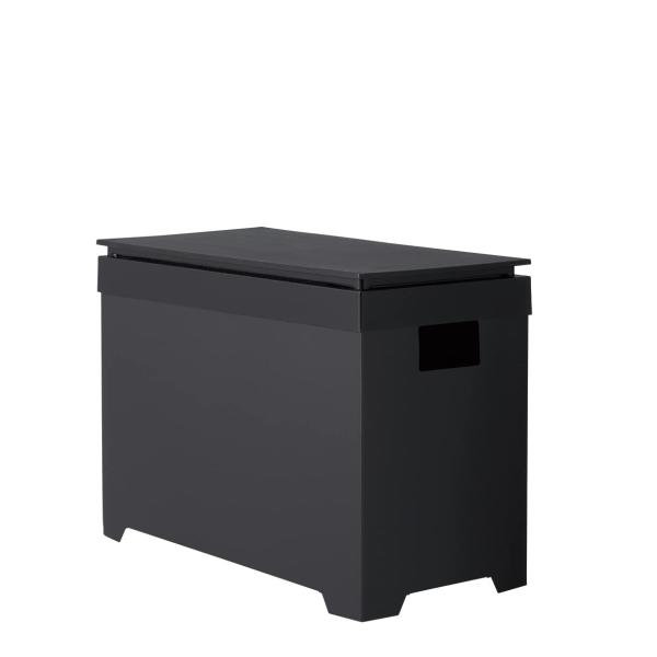 天馬(Tenma) (株) シンク下 ゴミ箱 シンプルダストボックス ワイドオープン 20L ブラック