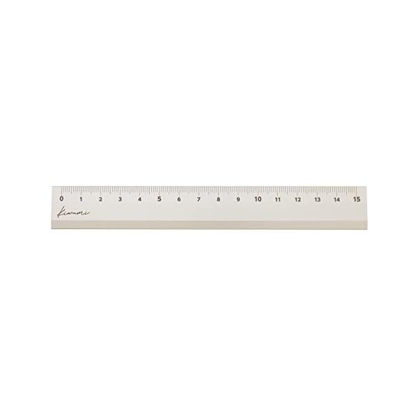 共栄プラスチック LR左右利き手対応アルミ定規 15cm シルバー KLR-15-SI