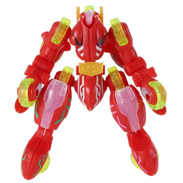 ディーアイジー(DIG) MODEL 玩戯丸 爆裂合体ガンギマル -レオンガ神- 全高約73mm ノンスケール 彩色済み プラスチック 組立キット