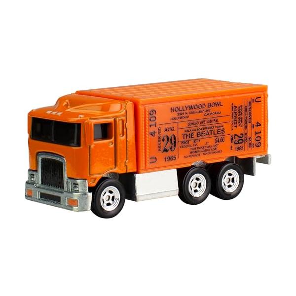 ホットウィール(Hot Wheels) ポップカルチャー - ビートルズ ハイウェイ ハウラー（オレンジ） 乗り物おもちゃ ミニカー 3歳から オレン