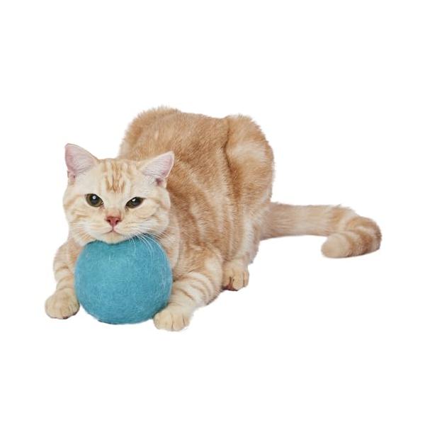 アドメイト (ADD. MATE) 猫用おもちゃ Happiness Cat ウールボールMAX ターコイズ