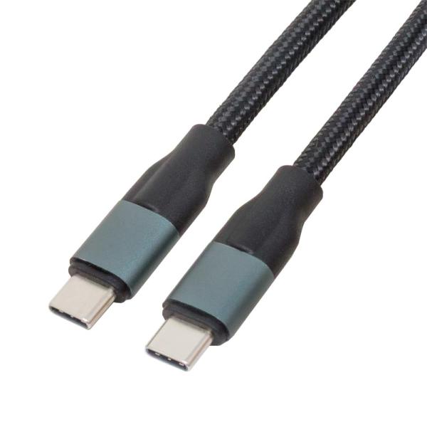 アイネックス(AINEX) USB3.2Gen2 Type-Cケーブル PD100W メッシュ 0.5m U32CC-MM05P10M