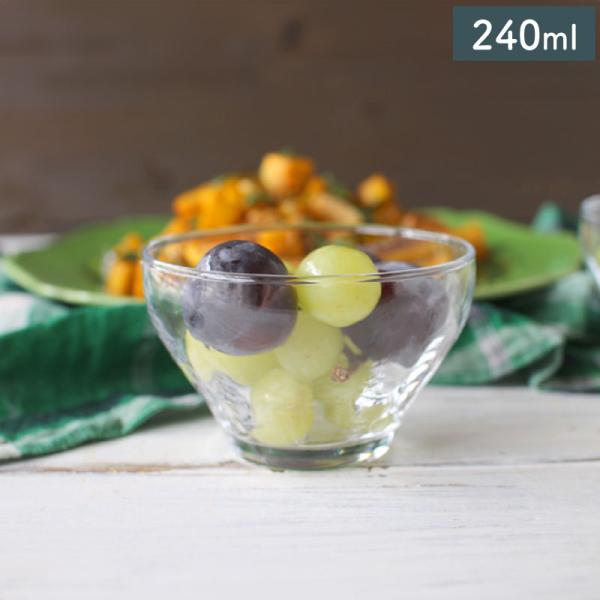 食器 ガラス食器 鉢 小鉢 ボウル デザートカップ ナッセル ぷっくり 丸ボウル 9.2cm クリア かわいい おしゃれ