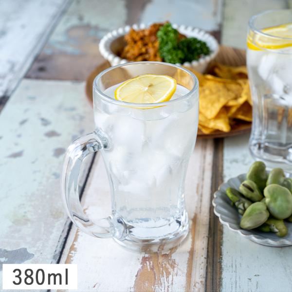 内容量：ビアジョッキ 1個サイズ：口径約8.2cm×12cm(持ち手含む）×高さ14.2cm重量：約580g素材：ガラス産地：日本製電子レンジ：不可オーブン：不可直火：不可関連ワード:クールブ ビールジョッキ ハイボールジョッキ 380ml...