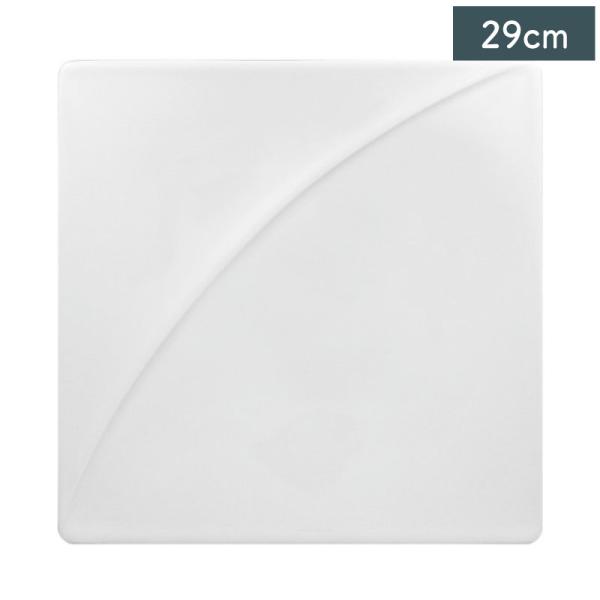 ＼大特価品／MOON スクエアプレート 29cm 磁器 食器 皿 お皿 大皿 盛皿 敷皿 パーティー ディナー アンダープレート サービスプレート ケーキ 誕生日