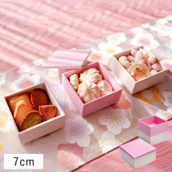 【値下げ中！！】花鳥模様の漆器 重箱　小物入れ hana2_shima-12