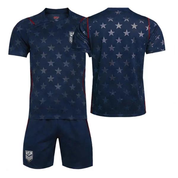 2026 アメリカ代表アウェイ 10 番プリシッチ 8 番マッケニー サッカージャージ