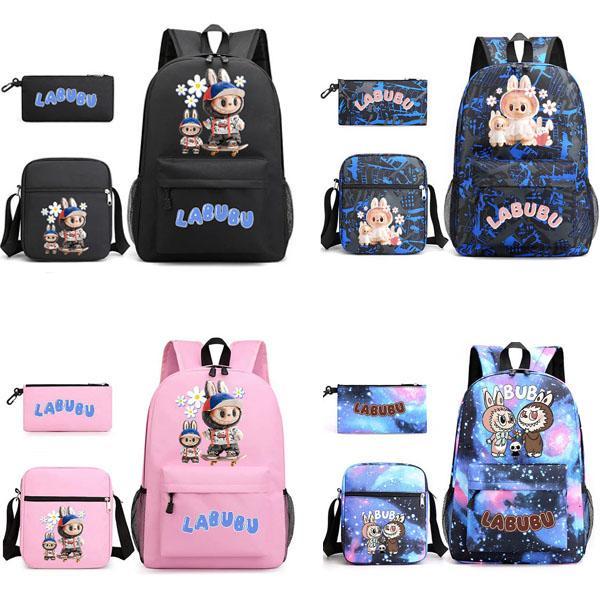 新品 3点セット リュックサック Labubu ラブブ 男の子 女の子 リュック 