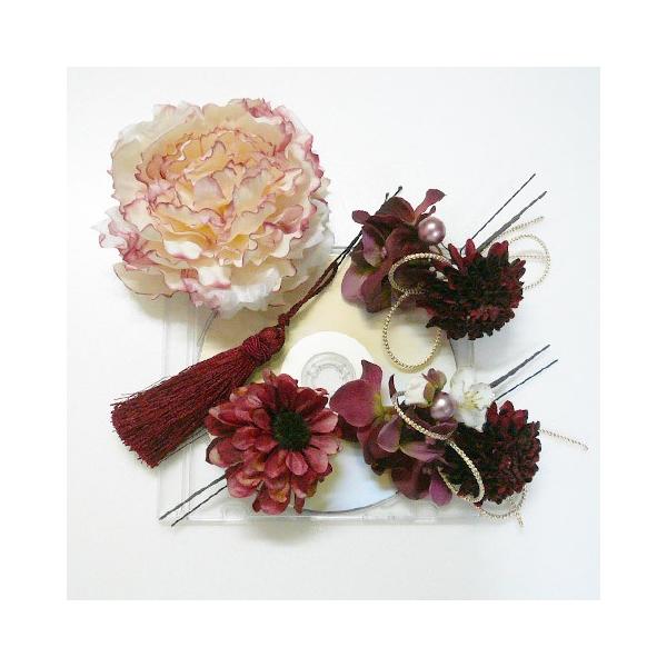 花髪飾りピオニーcrとダリア他赤白ワイン結婚式成人式卒業式振袖着物かんざし Buyee Buyee 提供一站式最全面最专业现地yahoo Japan拍卖代bid代拍代购服务