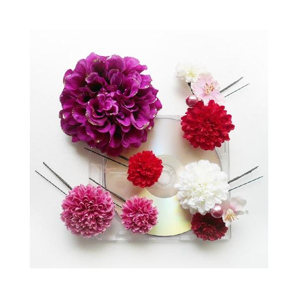 花髪飾りラメダリアと菊桜簪結婚式成人式卒業式振袖着物マム Buyee Buyee 提供一站式最全面最专业现地yahoo Japan拍卖代bid代拍代购服务