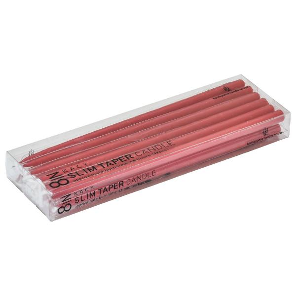 パーティーテーパー12本入 レッド 163-88323-4 キャンドル ロウソク