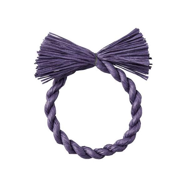 松村工芸 わらルックリース25 ムラサキ 25-3191-7 しめ縄 正月