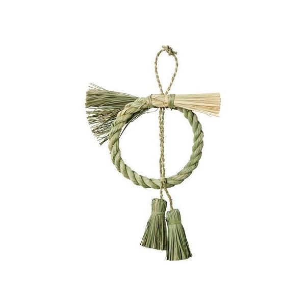 【商品番号：001-20745】/【VAR：62779】date20230823/saimatu-m/まつむら通信/20250408MTしめ縄・正月飾り しめ縄リース土台(天然素材)/正月