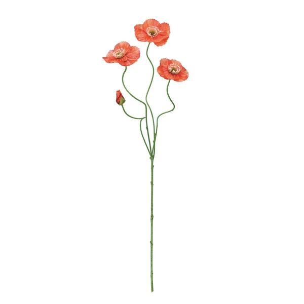【商品番号：002-40703】/【VAR：70210】20220208new/tkym24ss1/bkz-0205造花 花材「は行」 ポピー