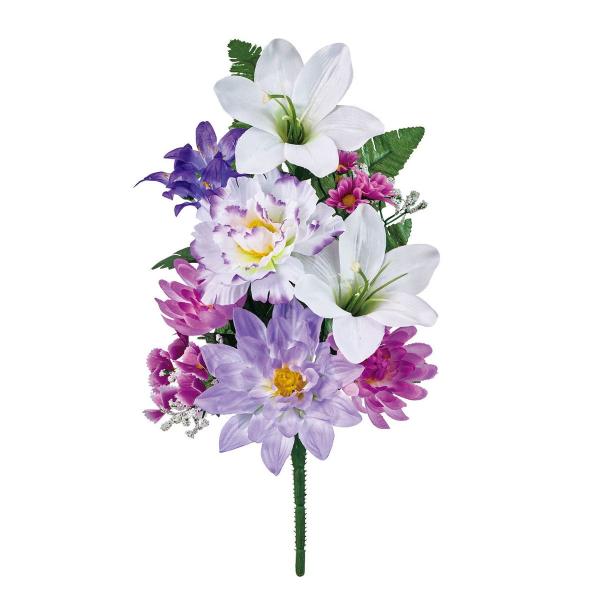 造花 仏花ブッシュＭＩＸ MIX TVV25087-055 仏花 供花 仏壇用 墓用 おしゃれ 春夏秋冬