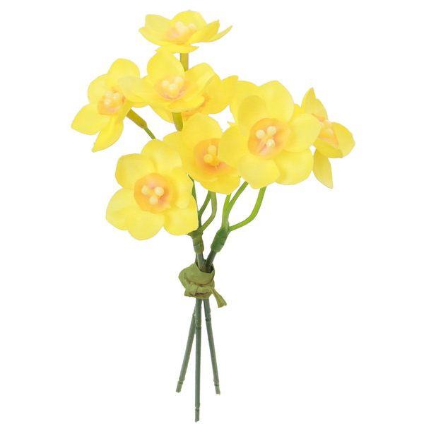 【商品番号：030-60097】/【VAR：76783】20230707new/ydym23aw31/color20230919/saimatu-p/24awymydn3/wi_wabana造花 花材「さ行」 スイセン（水仙）【横浜ディスプ...