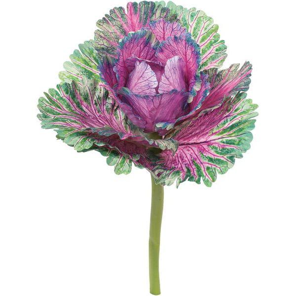 【商品番号：030-60099】/【VAR：76784】20230707new/ydym23aw31/color20230919/saimatu-p/24awymydn3/wi_wabana造花 花材「は行」 ハボタン（葉牡丹）