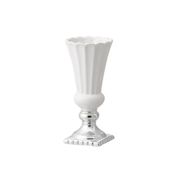 クレイ petiller ペティエ 9Φ20H WHITE 326-306-173 花器 花瓶 陶器