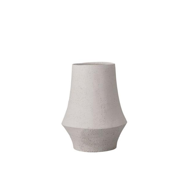 ZARA 】ジュートコード付き リサイクルガラス フラワーベース Clay