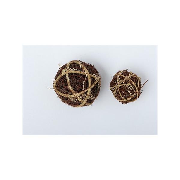 【商品番号：049-03361】/【VAR：36805】4940095739750/20160911new/2019newyear/デコレーションパーツ・素材 ウッドパーツ、ラタンボール