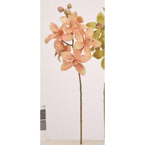 【商品番号：051-32014】/【VAR：82567】date20240806/999color10212/24awymasn3/bkz-0403/bkz-0507造花 花材「さ行」 シンビジューム【アスカ】