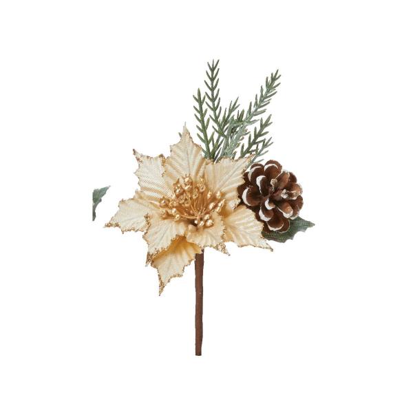 【商品番号：051-33369】/【VAR：85321】date20250617/2025xmasbanner造花 花材「は行」 ポインセチア