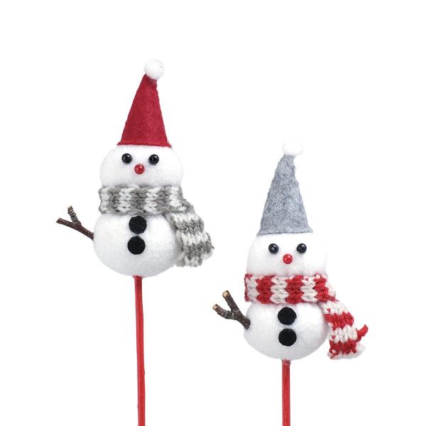 GREENHOUSE CMふわふわピック しましまマフラースノーマン 小 2種×各