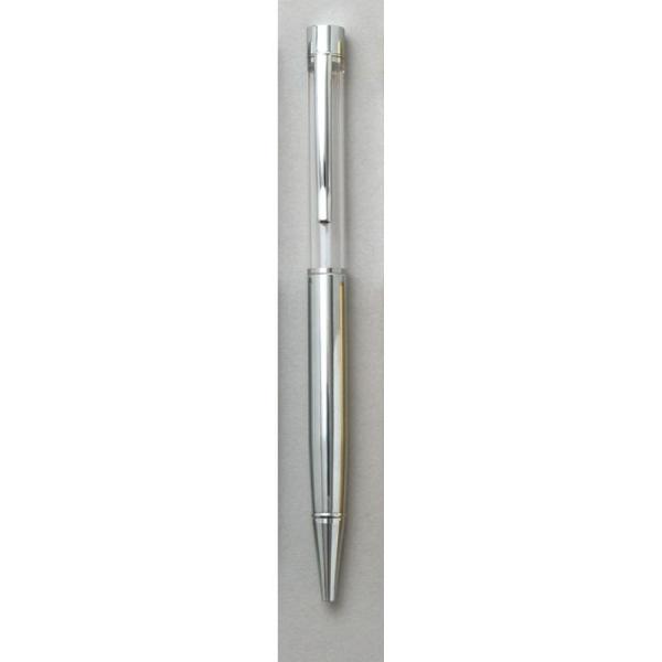 ミレニアムアート ハーバリウムボールペン ケース入り1本タイプ シルバー ML0121-SL　5個 ハーバリウム ボールペン ボールペン