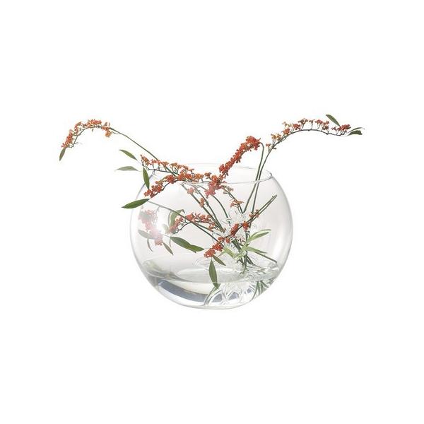 ガラス花　花瓶 LEOタカオカ F−366 グラスボール 142-366-0 花器 花瓶 ガラス花器