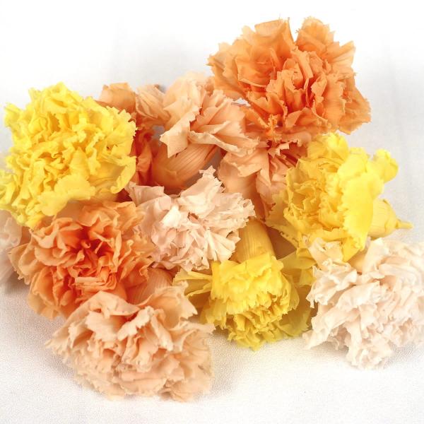 プリザーブドフラワー 花材(No.21) カーネーション 14個 プリザーブド