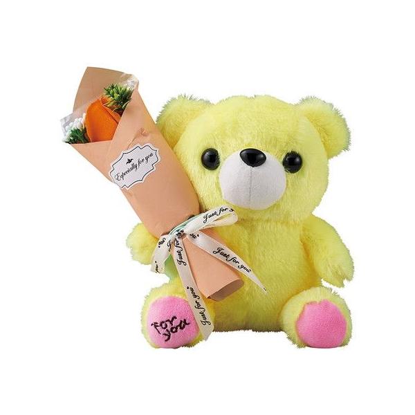 ソープフラワー 松野ホビー 1輪抱っこベアー イエロー GM-5743 ソープ