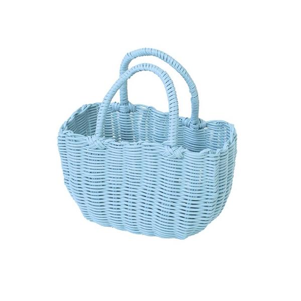 日限定07 村田屋産業 P．Pプチバッグライトブルー 9902 かご
