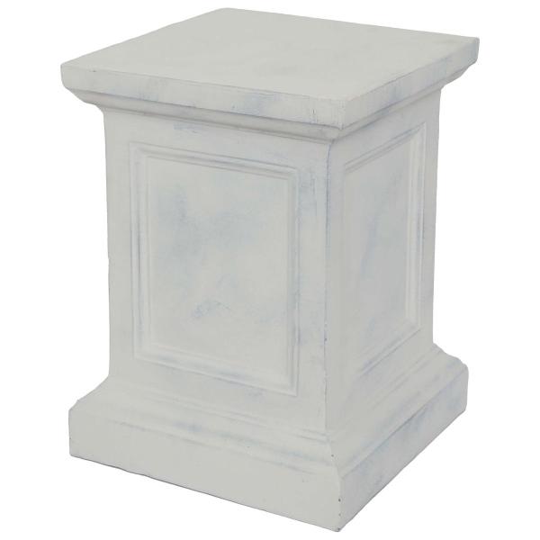 日限定07 村田屋産業 スクエアコラムＷｈｉｔｅ 3763 園芸用品 ガーデンファニチャー 家具 プランタースタンド