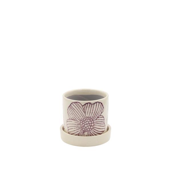 CARNAC ラーゴムポットE-S-PL パープル YS23 園芸用品 植木鉢 フラワー