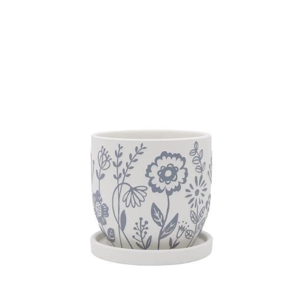 CARNAC フロリアーヌB-S-BL ブルー CP2409SBL 園芸用品 植木鉢