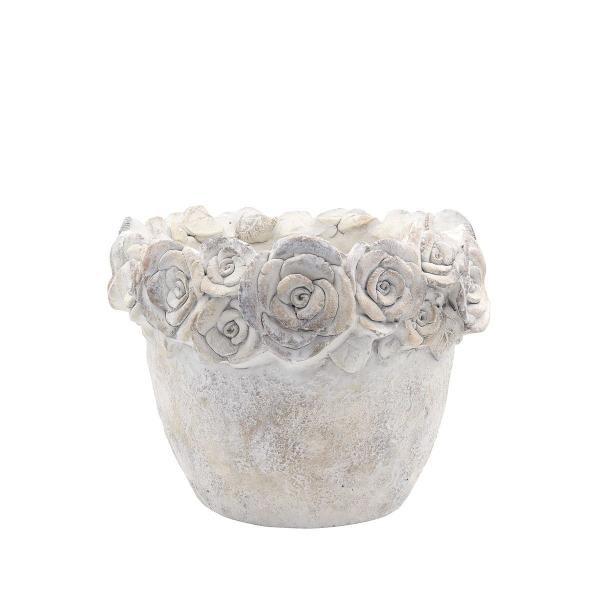 CARNAC シャンタルローズL LC086 ガーデニング 園芸用品 植木鉢 フラワーポット セメント鉢
