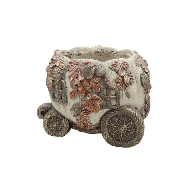 CARNAC ハロウィンガーデンポット26-D-WH ホワイト GFBHW24WH 園芸用品 植木鉢 フラワーポット グラスファイバー鉢
