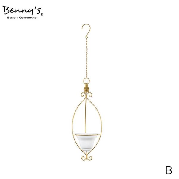 日限定08 Benny’s メタルハンギングポット FH-104B 園芸用品 植木鉢 フラワーポット 吊り鉢 ハンギング
