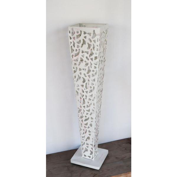 LEAD STYLE 柄抜アイアンスタンド 角形90 ホワイト LAF-090WH