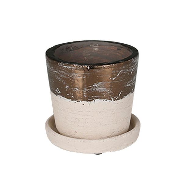 Aؔ  08 _g TERRACOTTA BICOLOR POT S G20-0202S K[fjO |pi t[|bg eRb^ fĂ