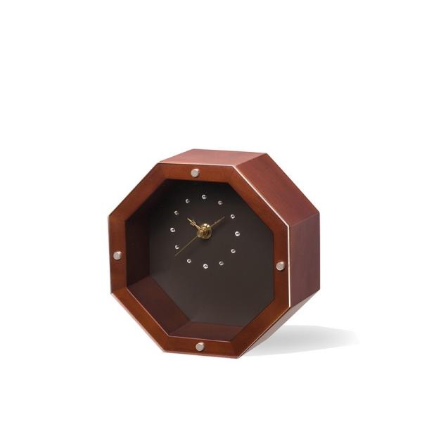 日限定21 cazaro 八角時計　小　ブラウン 32M260B0101 花器 花瓶 フラワーフレーム