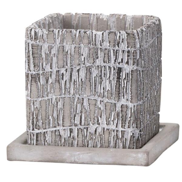 植木鉢 おしゃれ エイチツーオー ファンクチポット スクエアS マブル