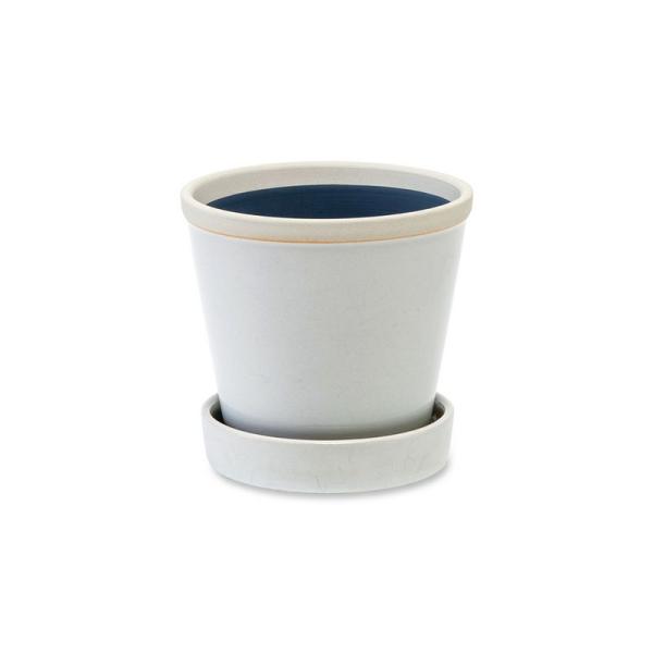 他サイト： 日限定07 POSH LIVING グロッシーポット スノー 30737 植木鉢 おしゃれ ガーデニング 園芸用品 フラワーポット 陶器 セラミック鉢の商品画像