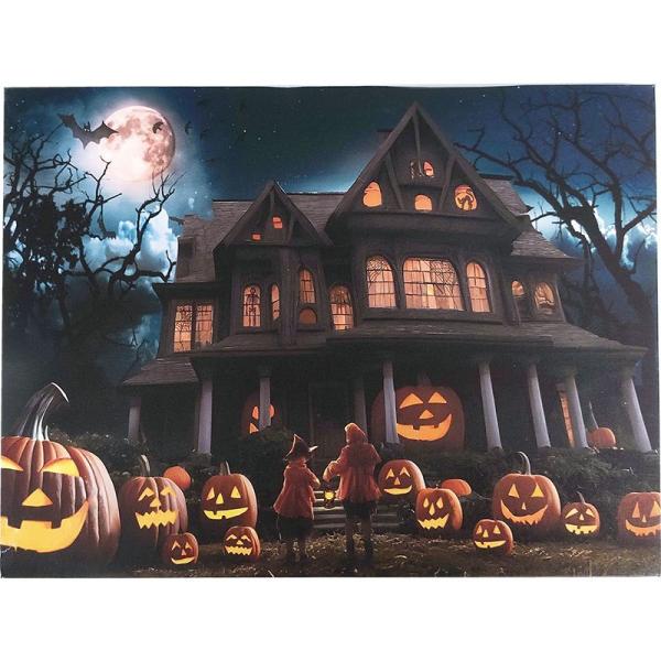 ハロウィン　雑貨　ゴーストハウス ハロウィン ゴーストハウス缶（パープル） | 株式会社エウレカ