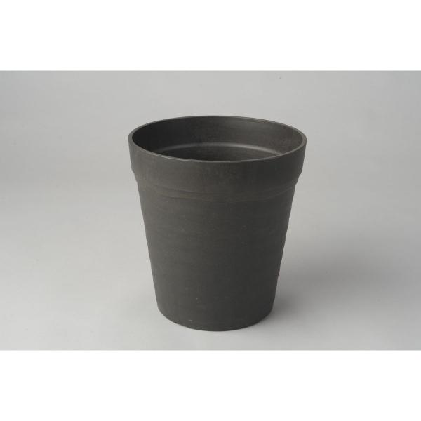 アイカ クレイポット ナチュール12号 ブラック 園芸用品 植木鉢 フラワーポット プラスチック鉢