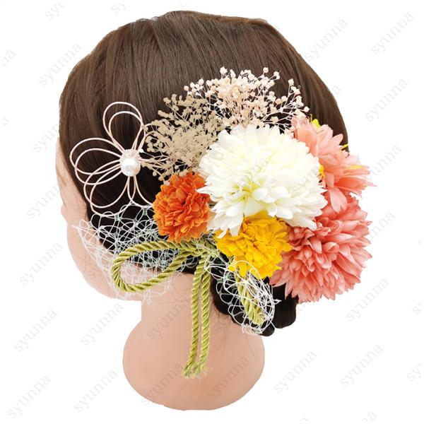 ★ご覧頂き有難うございます。■【商品説明】●成人式の可愛い着物髪飾り、髪飾りに使う時間を短縮！●手軽に使うことができます！●子供から大人までたくさんのお祝いシーンでお使いいただけます。■【数量】1個■【カラー】レッド、グリーン、オレンジ、パ...