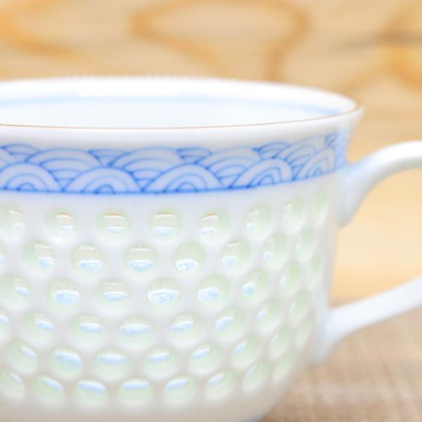 ティーカップ 有田焼 波佐見焼 水晶青海波コーヒーカップ ソーサー 水晶彫 高級 和食器 陶器 三階菱 Buyee Buyee Japanese Proxy Service Buy From Japan Bot Online